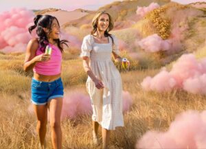 Girl friends enjoying together.